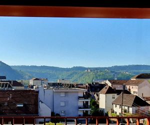 Vue sur la Citadelle de Besançon depuis les terrasses des appartements de la Résidence GENIUS